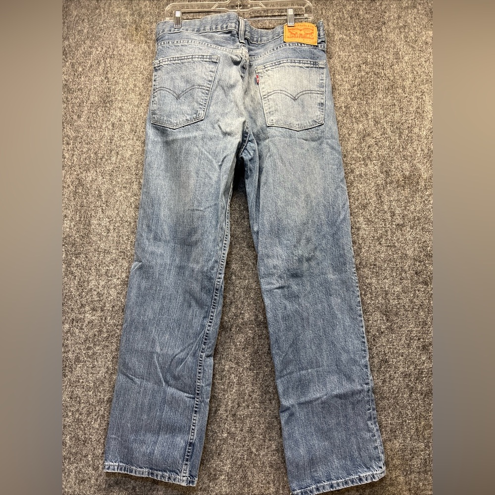 Levis 514 Jeans Mens 36x30 Blue Denim Red Tag Straight Leg